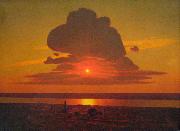 Arkhip Kuinji Red sunset on the Dnieper painting